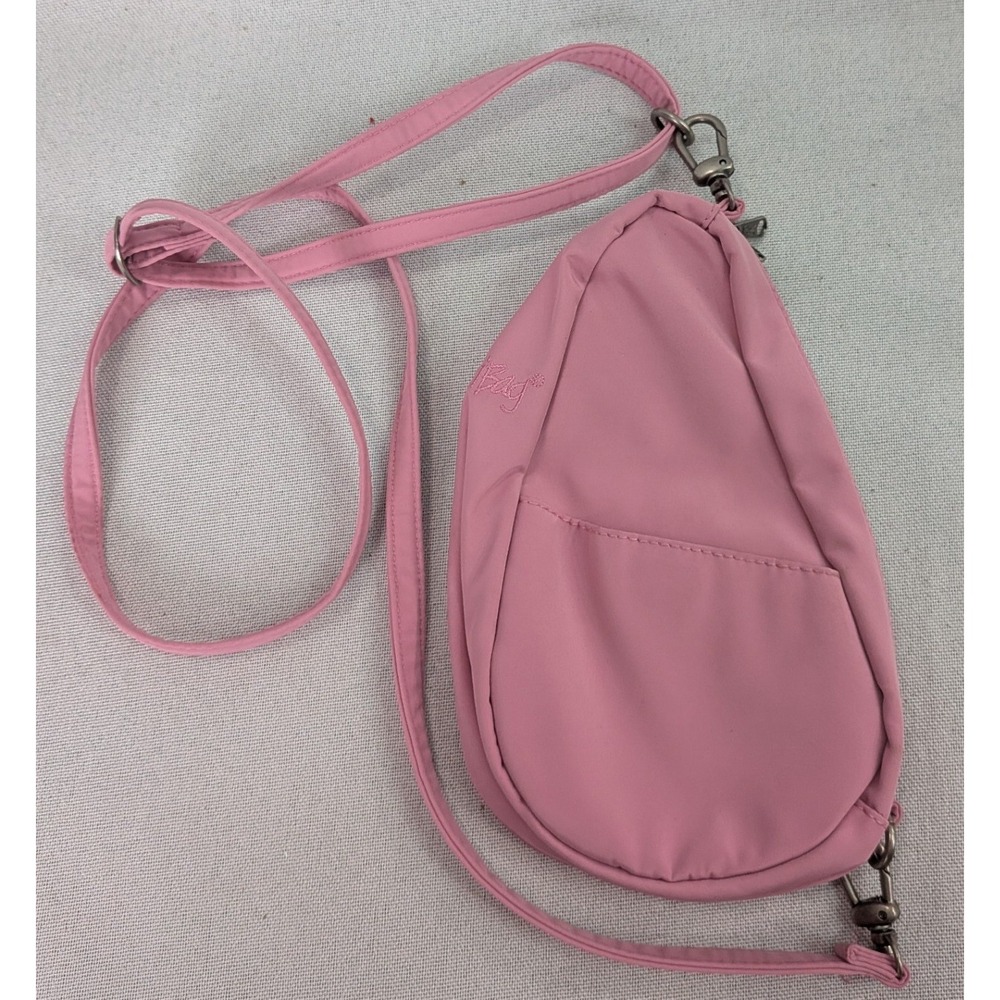 AmeriBag Healthy Back Bag Women Small Pink Excellent Ergonomic Nylon Crossbody
